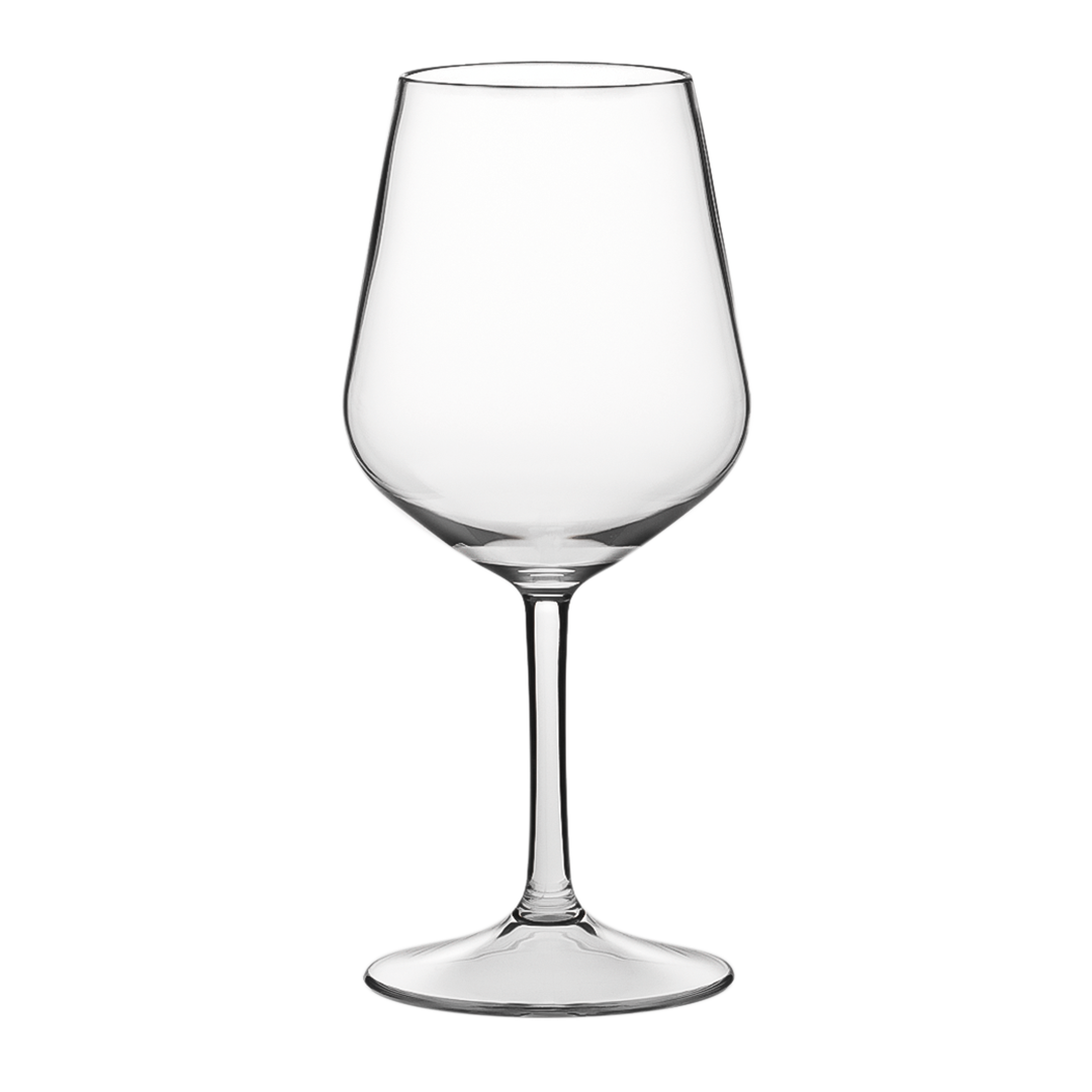 Copa cabernet irrompible y reutilizable de tritán 400 cc