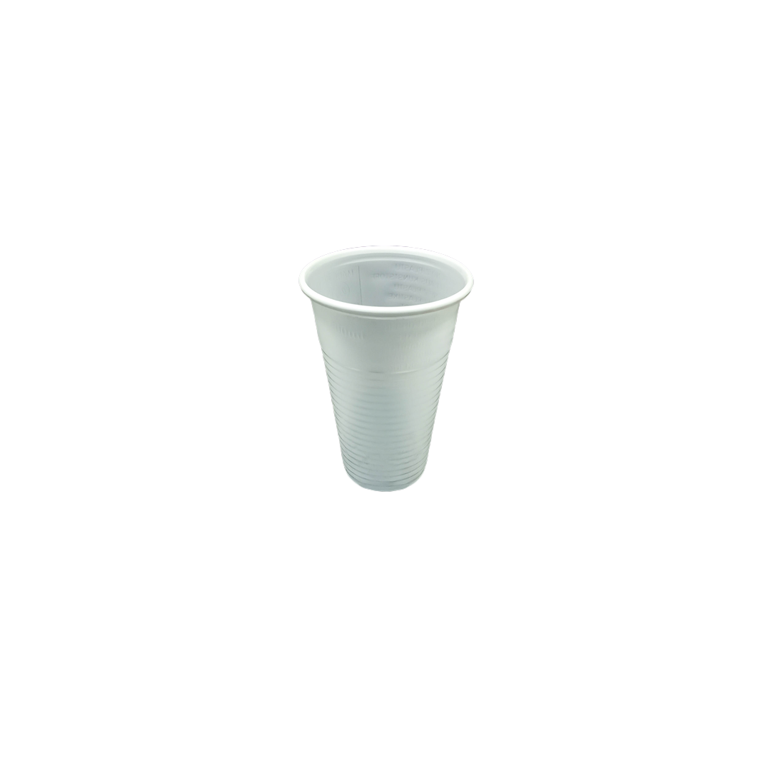 Vaso reutilizable PP Blanco 220 cc